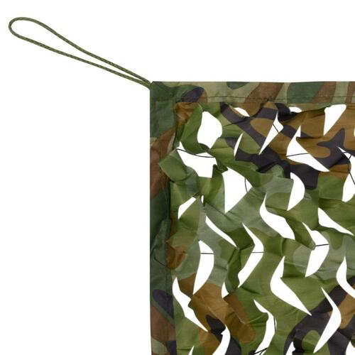 Camouflagenet med opbevaringstaske 1,5 x 10 m