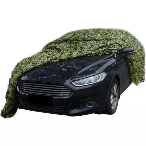 Camouflagenet med opbevaringstaske 4 x 8 m