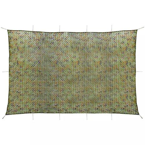 Camouflagenet med opbevaringstaske 6 x 8 m