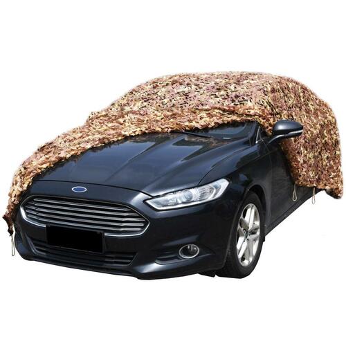 Camouflagenet med opbevaringstaske 1,5 x 3 m