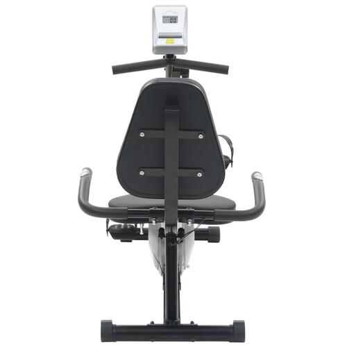 Magnetisk liggende motionscykel med pulsmåler