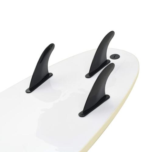 Surfboard 170 cm blå og cremefarvet