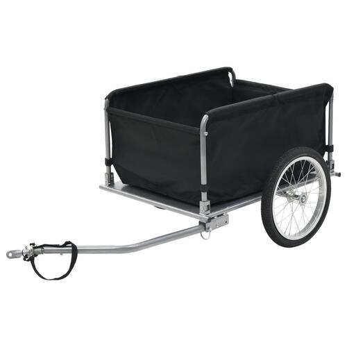 Cykelvogn 65 kg sort og gul