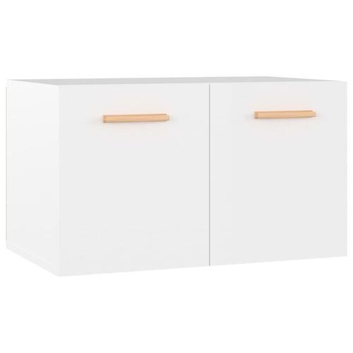 Vægskab 60x36,5x35 cm konstrueret træ hvid højglans