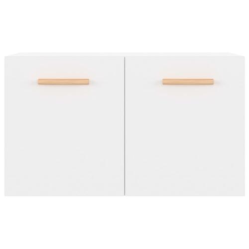 Vægskab 60x36,5x35 cm konstrueret træ hvid højglans