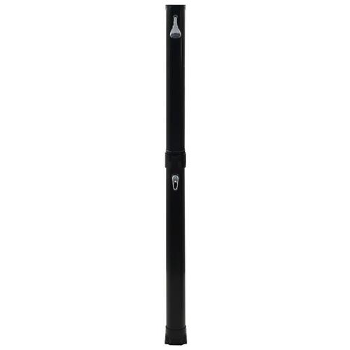 Solopvarmet bruser foldbar 214 cm 23 l sort