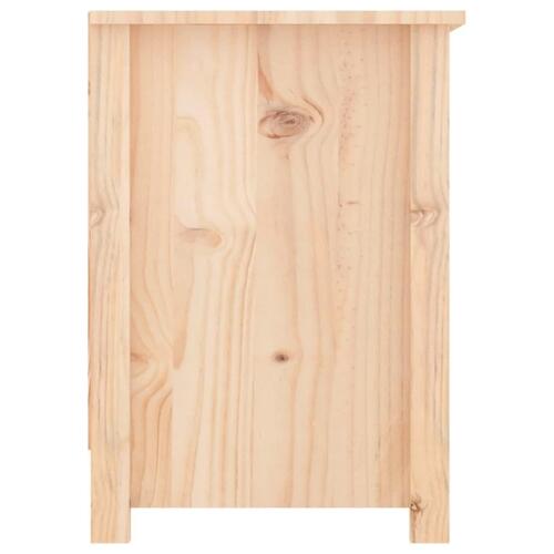 Tv-bord 103x36,5x52 cm massivt fyrretræ