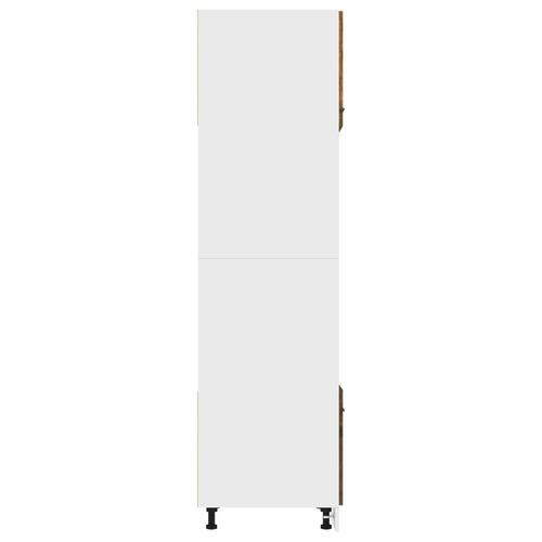 Køkkenskab 60x57x207 cm konstrueret træ røget egetræsfarve