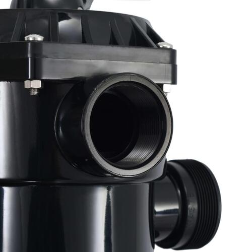 Multiportventil til sandfilter ABS 1,5" 6-vejs