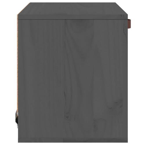 Vægskab 40x30x35 cm massivt fyrretræ grå