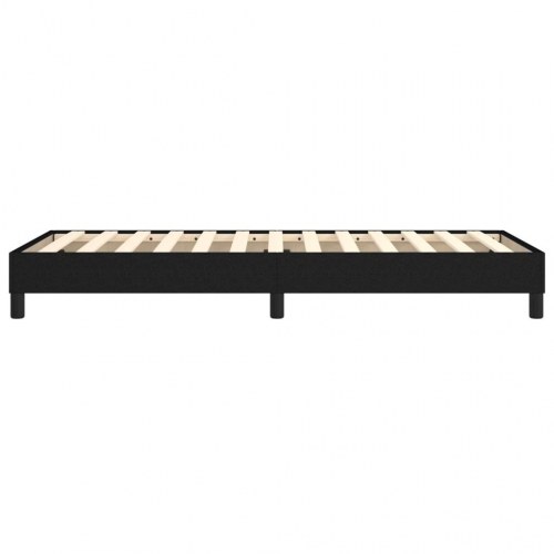 Boxspring sengeramme 90x190 cm - stof, sort