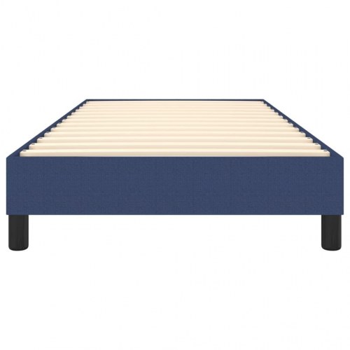 Boxspring sengeramme 90x190 cm - stof, blå