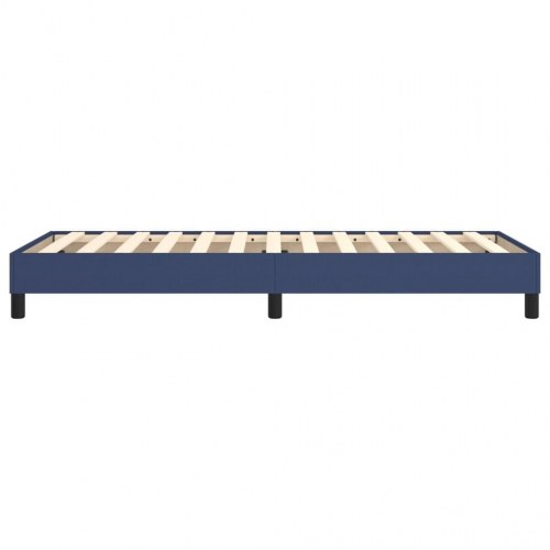Boxspring sengeramme 90x190 cm - stof, blå