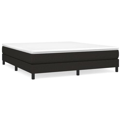 Sengeramme 160x200 cm stof sort