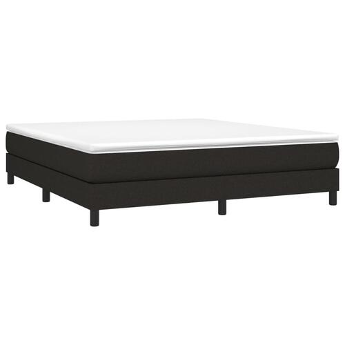 Sengeramme 160x200 cm stof sort