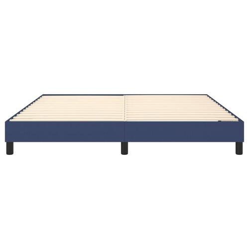 Sengeramme uden madras 160x200 cm stof blå