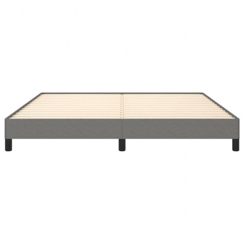 Sengeramme uden madras 160×200 cm - stof, mørkegrå