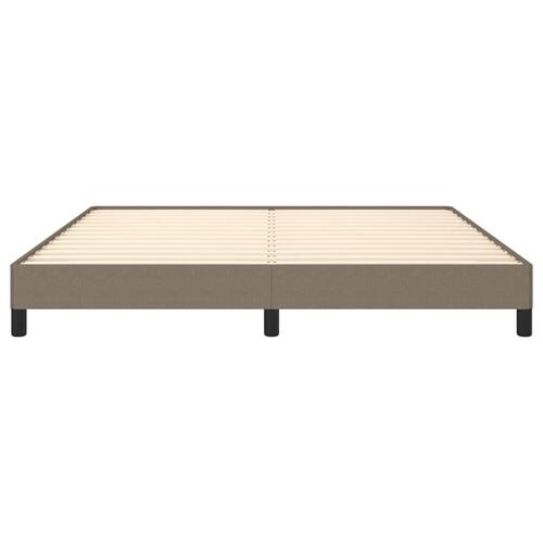 Sengeramme uden madras 160x200 cm stof gråbrun