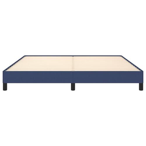 Sengeramme uden madras 160x200 cm stof blå