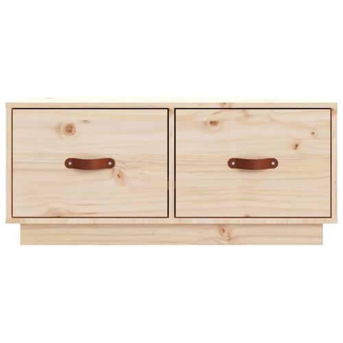 Tv-bord 80x34x35 cm massivt fyrretræ