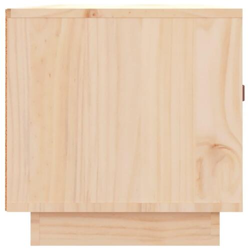 Tv-bord 80x34x35 cm massivt fyrretræ