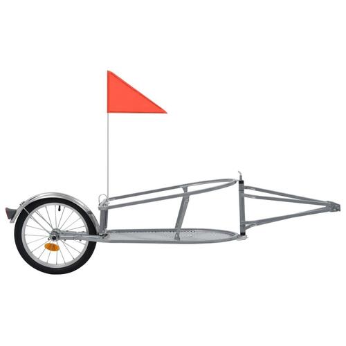 Cykelbagagetrailer med taske orange og sort