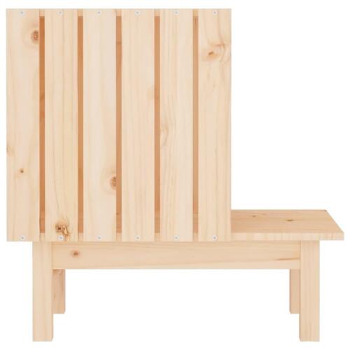 Kattehus 60x36x60 cm massivt fyrretræ