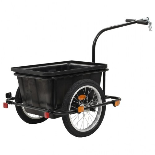 Cykelanhænger 50 l sort