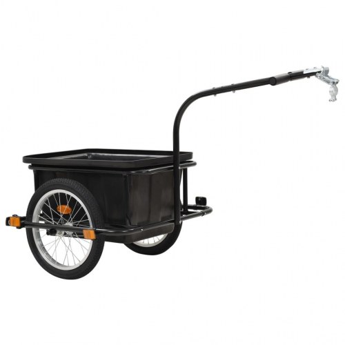 Cykelanhænger 50 l sort