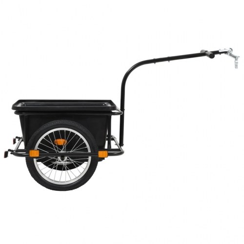 Cykelanhænger 50 l sort