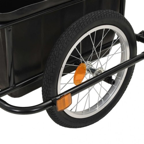 Cykelanhænger 50 l sort