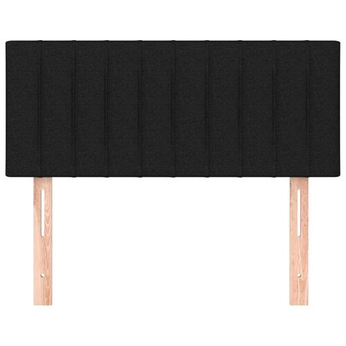 Sengegavl 80x5x78/88 cm stof sort