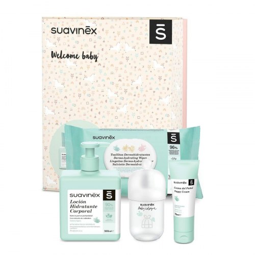 Suavinex gavesæt til baby Pink - 4 dele