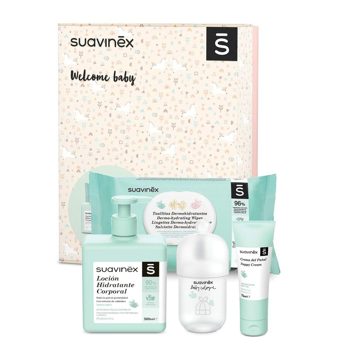 Suavinex gavesæt til baby Pink - 4 dele