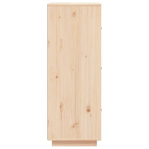 Højskab 34x40x108,5 cm massivt fyrretræ