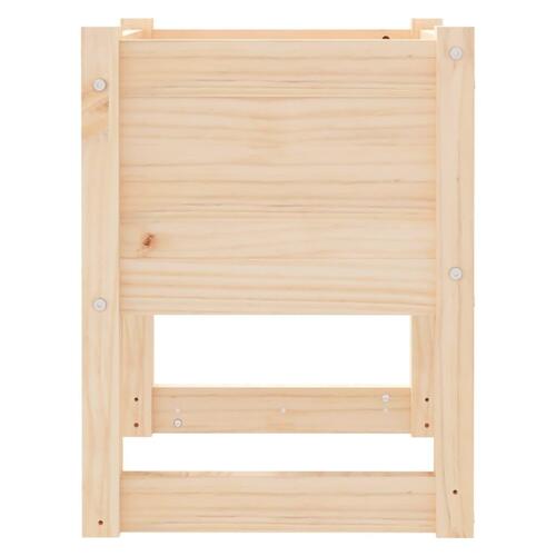 Plantekasser 2 stk. 40x40x52,5 cm massivt fyrretræ