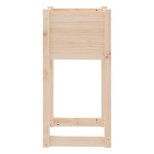 Plantekasser 2 stk. 40x40x81 cm massivt fyrretræ
