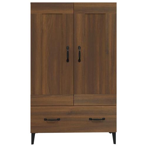 Skab 70x31x115 cm konstrueret træ brun egetræsfarve