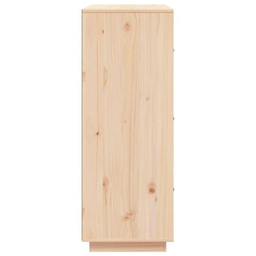 Højskab 67x40x108,5 cm massivt fyrretræ