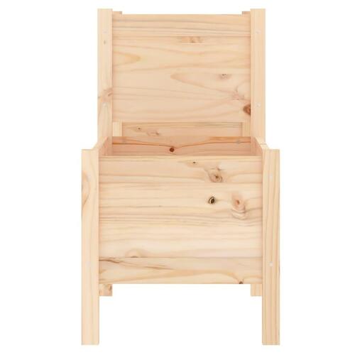Plantekasse 245,5x44x75 cm massivt fyrretræ