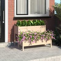 Plantekasse 110x84x75 cm massivt fyrretræ