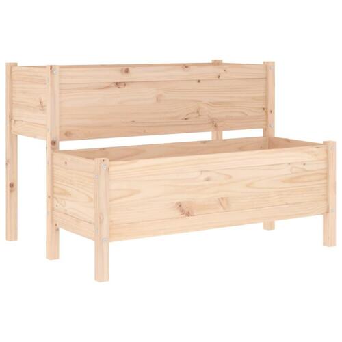 Plantekasse 110x84x75 cm massivt fyrretræ