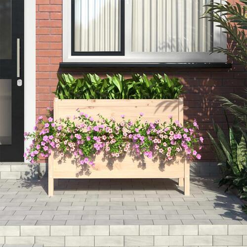 Plantekasse 110x84x75 cm massivt fyrretræ