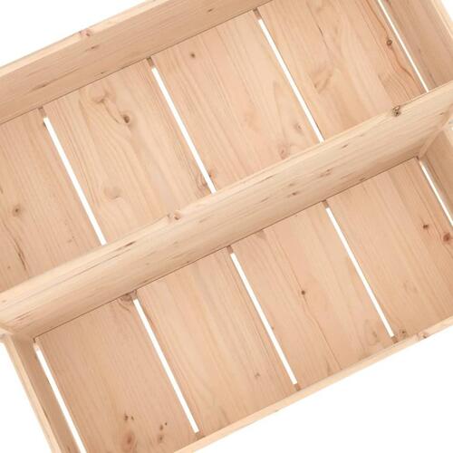 Plantekasse 110x84x75 cm massivt fyrretræ