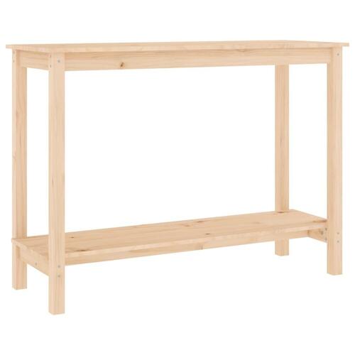 Konsolbord 110x40x80 cm massivt fyrretræ