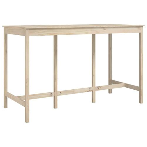 Barbord 180x80x110 cm massivt fyrretræ