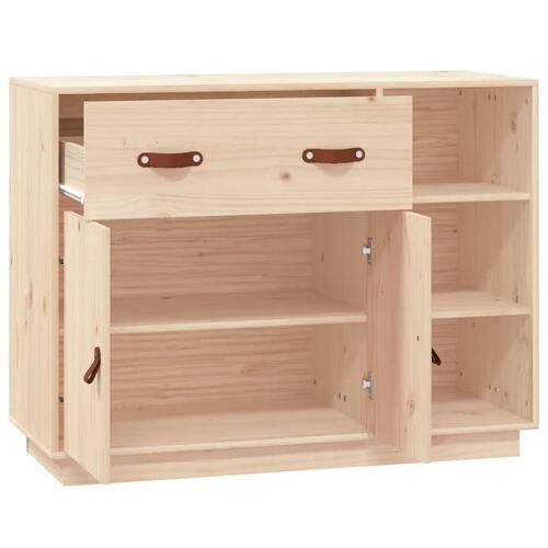 Skænk 98,5x40x75 cm massivt fyrretræ