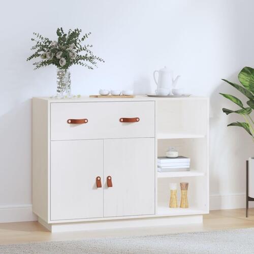 Skænk 98,5x40x75 cm massivt fyrretræ