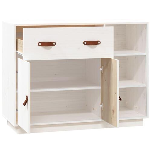 Skænk 98,5x40x75 cm massivt fyrretræ