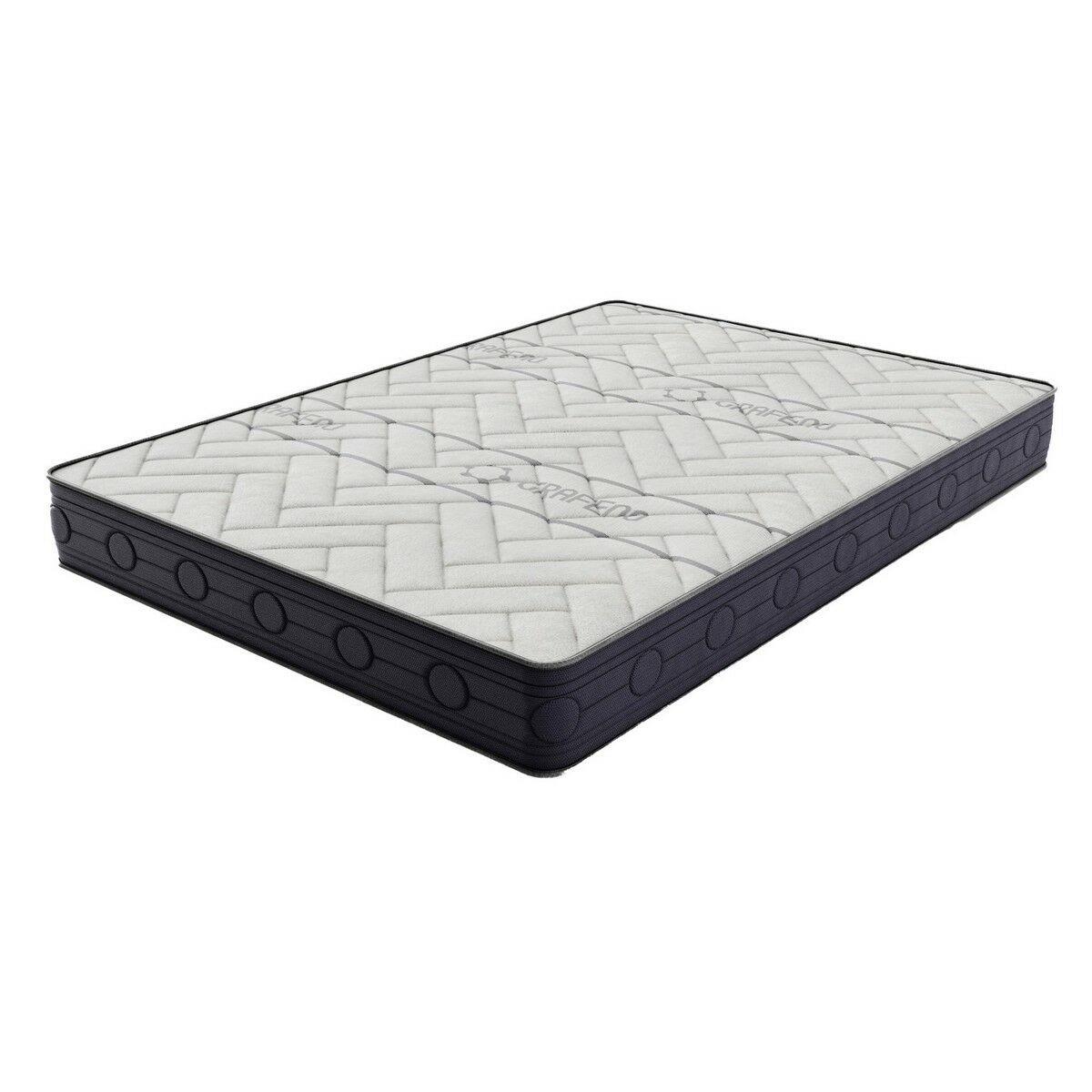 Memory skum madras Carbon Strech Anti-bakterie Europæisk super king size seng (200 x 200 cm)